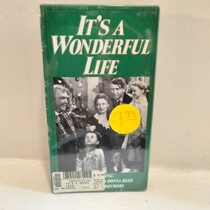 Sealed VHS It's a Wonderful Life movie